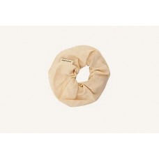 Monk & Anna ľanová scrunchie gumička- linen milk